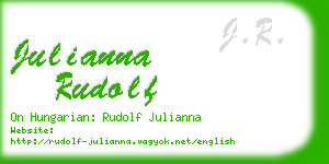 julianna rudolf business card